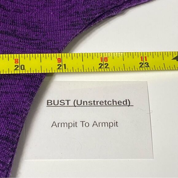 Athleta Heathered Purple Full Zip Hoodie W/ Thumbholes Women's Size Small - Picture 7 of 16